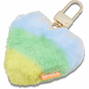 Crocs Plush Heart Bag Charm