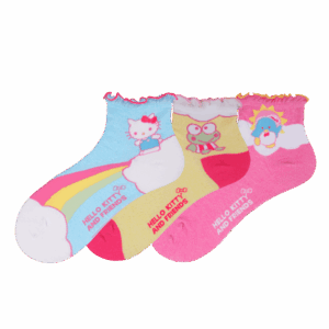 Crocs Sanrio Crocs Socks 3 Pack