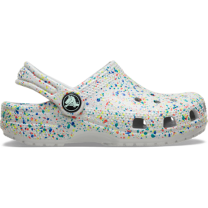 Crocs Kids' Classic Glow Paint Splatter Clog