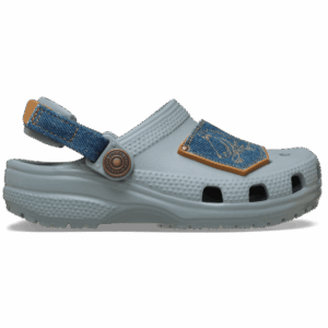Crocs Toddler Classic Denim Adjustable Backstrap Clog