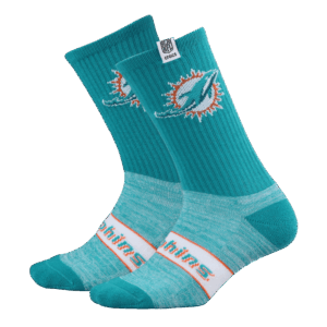 Crocs NFL Miami Dolphins Crocs Socks