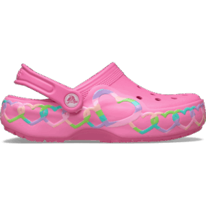 Crocs Kids' Classic Heart Lights Clog